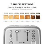 RAMJOY 4-Slice Toaster with Dual Controls