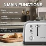 RAMJOY 4-Slice Toaster with Dual Controls