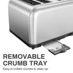 RAMJOY 4-Slice Toaster with Dual Controls