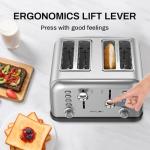 RAMJOY 4-Slice Toaster with Dual Controls
