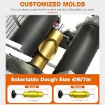 Electric Tortilla Maker with 2 Molds, Heavy Duty