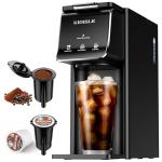 KIDISLE Hot & Iced Coffee Maker, Single-Serve