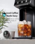KIDISLE Hot & Iced Coffee Maker, Single-Serve