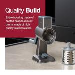 Zyliss Rotary Cheese Grater with 3 Blades