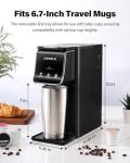 KIDISLE Hot & Iced Coffee Maker, Single-Serve
