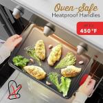 3-Piece Nonstick Baking Sheet Set with Handles