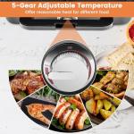 COSTWAY 1200W 3-in-1 Waffle and Sandwich Maker