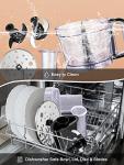 FOHERE 12-Cup 2-in-1 Food Processor & Chopper