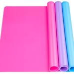 LEOBRO Nonstick Silicone Mats for Crafts, 3 Pack