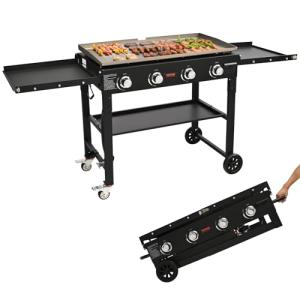 36" Heavy Duty Propane Griddle on Cart
