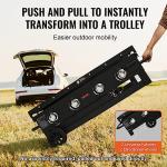 36" Heavy Duty Propane Griddle on Cart
