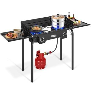 VIVOHOME Heavy Duty 2 Burner Propane Stove
