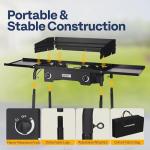 VIVOHOME Heavy Duty 2 Burner Propane Stove