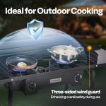 VIVOHOME Heavy Duty 2 Burner Propane Stove