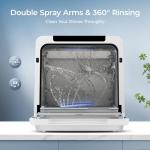Portable Mini Dishwasher with Built-in Water Tank