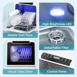 Portable Mini Dishwasher with Built-in Water Tank