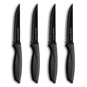 Ruffulon Stainless Steel Steak Knife Set of 4