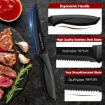 Ruffulon Stainless Steel Steak Knife Set of 4