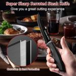 Ruffulon Stainless Steel Steak Knife Set of 4