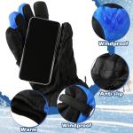 Tarpop Waterproof Winter Ski Gloves for Men and Women