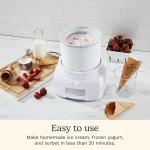 Cuisinart 1.5 Quart Ice Cream Maker, White
