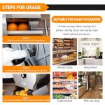 WICHEMI 2-in-1 Electric Vegetable and Fruit Slicer