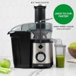 Omega High-Speed Centrifugal Juicer with Wide Chute