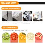 WICHEMI 2-in-1 Electric Vegetable and Fruit Slicer