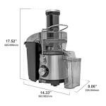 Omega High-Speed Centrifugal Juicer with Wide Chute