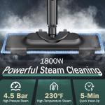 Powerful 1800W Steam Cleaner with 28 Accessories