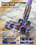 PINICO Cordless Vacuum Cleaner with Anti-Tangle Brush