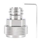 Brass CO2 Cylinder Adapter for Soda Makers
