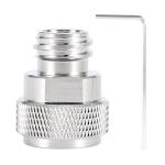 Brass CO2 Cylinder Adapter for Soda Makers