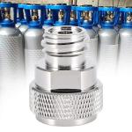 Brass CO2 Cylinder Adapter for Soda Makers