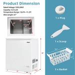 COSTWAY 5.2 Cu.ft Compact Chest Freezer