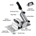 Upgraded Stainless Steel Manual Meat Slicer