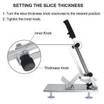 Upgraded Stainless Steel Manual Meat Slicer