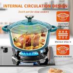 Hisencn 7-Piece Enameled Cast Iron Cookware Set