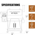Z GRILLS 700D6Pro Pellet Grill & Smoker 2024