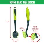 Pine-Sol Long Handle Scrub Brush Set, 5 Pieces
