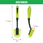 Pine-Sol Long Handle Scrub Brush Set, 5 Pieces