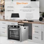 AMZCHEF 24-Inch Electric Wall Oven with Convection