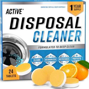 Citrus Garbage Disposal Cleaner Tablets - 24 Count