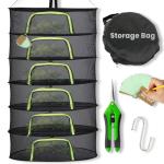 NiXianLinGo 6-Layer Hanging Herb Drying Rack