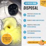 Citrus Garbage Disposal Cleaner Tablets - 24 Count