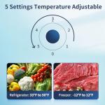 BANGSON 7.7 Cu.Ft Apartment Refrigerator with Freezer