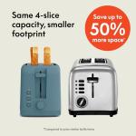 Bella 4-Slice Slim Toaster with Shade Control
