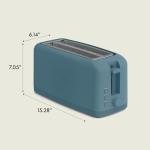 Bella 4-Slice Slim Toaster with Shade Control