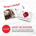 DASH 8” Waffle Maker for Breakfast and Snacks