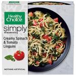 Healthy Choice Simply Steamers Spinach Tomato Linguini
